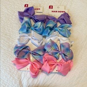 Colorful Hair Bows Set for Kids